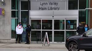The stabbing reportedly occurred inside and outside of the library. Ghsje4xsw6ftqm