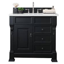 36 bathroom vanity cabinet ceramic top integrated sink faucet & drain m3621. 36 Brookfield Antique Black Single Bathroom Vanity W Drawers