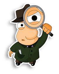 Detective Glass Magnifying Private Investigator Png Image High Quality Private Investigator Cartoon Drawings Magnifying Glass Drawing
