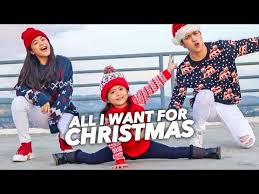 All I Want For Christmas Siblings Dance Ranz And Niana Ft Natalia Youtube In 2020 Natalia All I Want Things I Want
