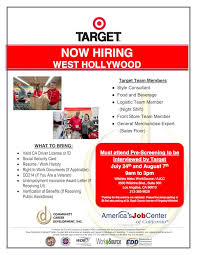 Maybe you would like to learn more about one of these? Laewdd On Twitter Now Hiring Target West Hollywood Tues Aug 7 From 9 Am 3 Pm Hiring Style Consultants Food And Beverage Logistic Team Member Front Store Team Member General Merchandise