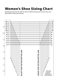 2019 Shoe Size Chart Fillable Printable Pdf Forms