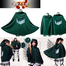 Attack on titan cosplay merch: Free Size Anime Shingeki No Kyojin Cloak Cape Clothes Cosplay Attack On Titan Us Unbranded Cosplay Outfits Anime Inspired Outfits Cape Outfit