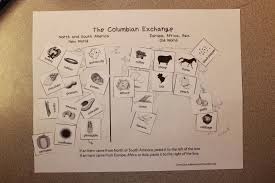 Taino People Columbian Exchange Columbian Exchange Activities Third Grade Social Studies