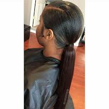 It is very simple but it looks stunning. Pin By Madison Williams On Long Hair Don T Care Hair Styles Slick Ponytail Sleek Ponytail