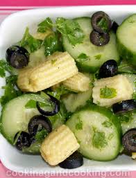 Cilantro And Baby Corn Salad Healthy Salads Cookingandcooking Com Diy Food Recipes Diy Easy Recipes Baby Corn Recipes