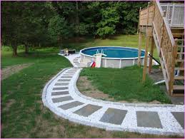 It's easy to guess why above ground pools with decks are so hype: Nice Above Ground Pool Landscaping