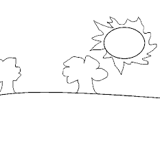 Em geral, o termo paisagem está relacionado à natureza. Desenho De Paisagem Natural Para Colorir Colorir Com