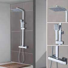 Duschsystem Mit Thermostat Regendusche Duschset Duschsäule Duscharmatur Dusche