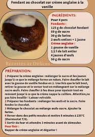 Epingle Par Nana Comportement Sur Food Fondant Au Chocolat Creme Anglaise Lait Entier