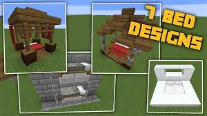 Todays minecraft bedroom designs are perfect for your minecraft survival world. Cool Bed Ideas Minecraft Novocom Top