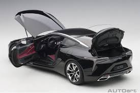 Lexus lc has 7 images of its interior, top lc 2021 interior images include engine, tachometer, multi function steering, airbags view and seat adjustment controllers. Lexus Lc 500 Black Dark Rose Interior Autoart