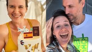 Claudia Álvarez cierra julio por todo lo alto: ciudadanía, teatro, y pastel  con pasaporte incluido