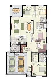 Single Story Home Floor Plan With 4 Bedrooms Double Garage And 171 Square Meters Porch House Plans My House Plans Small House Plans