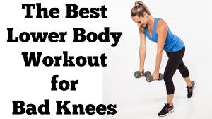 This low impact exercise helps with balance, mobility, and strength. The Best Lower Body Exercises For Bad Knees Full 15 Minute Hips Butt And Thighs Workout Youtube