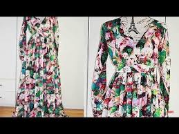فستان او قندوره كروازيه ودوبل كلوش بالخطوات Youtube Diy Maxi Dress Prom Dresses Short Maxi Dress Tutorials