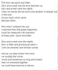 Quick And Bitter Poem By Yehuda Amichai Poem Hunter Poems Deep Calls To Deep Bitter