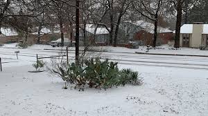Snowfall Blankets Areas Of North Texas Wfaa Com