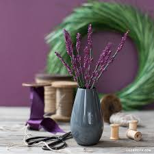 How to make paper lavender flowers step by step. Learn How To Make Some Simple Crepe Paper Lavender Sprigs