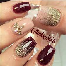 Not only red and burgundy color of nails but also blue, green, gray, purple is in the dark nails 2018 trends.they look equally good on short and long nails. 30 Hot Dark Red Nails Nail Design Ideaz