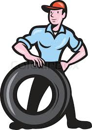 Illustration Of A Tireman Mechanic Stock Vector Colourbox Browse our tire repair collection with filter setting like size, type, color etc. illustration of a tireman mechanic