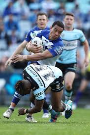 The sharks and bulldogs have a chance to climb the nrl ladder when they meet at bankwest stadium. Will Hopoate James Segeyaro Will Hopoate And James Segeyaro Photos Zimbio