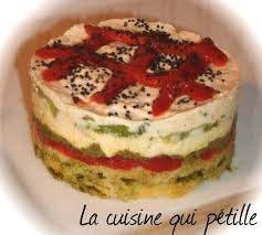 Terrine Legumes Du Soleil Sur Un Sable Parmesan Le Blog De Cuisine Qui Petille Recette Terrine De Legumes Recette Entree Froide Terrine De Legumes