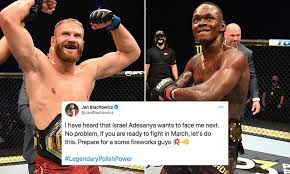 Розенстрайк сакаи прямая трансляция онлайн. Jan Blachowicz Promises Fireworks Against Israel Adesanya If Middleweight Champion Steps Up Daily Mail Online