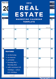 Real Estate Marketing Calendar Template For Excel 2019 2020 2021 Free Download Tipsographic Marketing Calendar One Liner Jokes Marketing Calendar Template