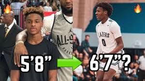 Bronny james isn't his father lebron james yet. Just How Tall Will Bronny James Grow To Be Can Lebron James Jr Be Taller Than His Lakers Dad Youtube