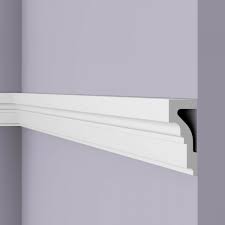 This is another wide, elaborate chair rail suitable for large rooms with high ceilings. Chair Rail Wl4 Hd Polystyrene Nmc Wallstyl