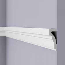 Chair rail moldings installed along the walls first came into use as a buffer to prevent the backs of chairs from hitting delicate plaster walls in dining rooms, where chairs were constantly being moved back and forth around the table. Chair Rail Wl4 Hd Polystyrene Nmc Wallstyl