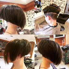 Shaved Close Clippered Clippered Napes Bob Hair Nape High Nape Choppy Bob Hairstyles Bob Hairstyles Shaggy Bob Haircut