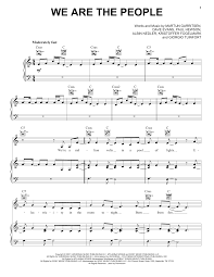 Archived from the original on 11 april 2020. Martin Garrix We Are The People Feat Bono The Edge Official Uefa Euro 2020 Song Sheet Music Notes Download Printable Pdf Score 486713