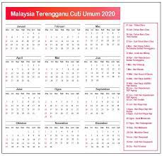 Nuzul al quran selangor cuti bertanya g. Terengganu Cuti Umum Kalendar 2020