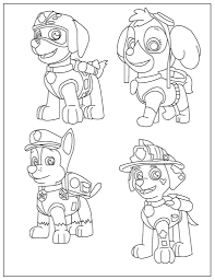 You can find here 4 free printable coloring pages of paw patrol character marshall. Free Paw Patrol Coloring Pages To Download Pdf Verbnow