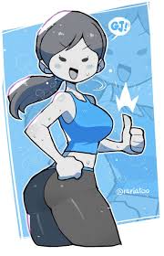 rariatto (ganguri), wii fit, wii fit trainer, wii fit trainer (female),  1girl - Anime R34