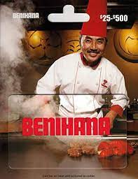 Share the benihana restaurant experience with your amazon.com: Amazon Com Benihana Gift Card 50 Gift Cards