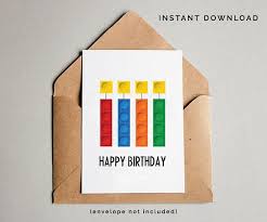 Birthday Card Printable Boy Lego Birthday Card Lego Birthday Gift Boys Birthday Card Lego Birthday Cards Birthday Card Printable Birthday Cards For Boys