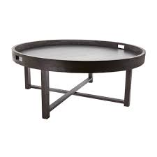 Whether sipping on coffee with your family or drinks after work with friends, our range of coffee tables will provide comfort and ease to those who like to relax, and do it in style! Round Black Teak Coffee Table Tray Design By Lazy Susan Round Black Coffee Table Black Coffee Tables Coffee Table Tray