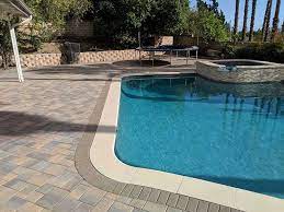 Pavers can make the area around your swimming pool safe, fun and beautiful. Pool Deck Paving East Rand Paving Johannesburg