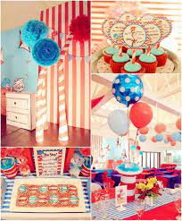 Cat In The Hat Party Planning Ideas Supplies Idea Birthday Decorations Dr Suess Birthday Party Ideas Cat In The Hat Party 1st Birthday Party Themes
