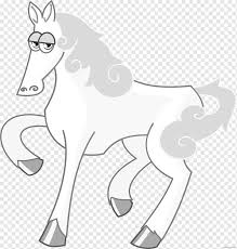 Contrary to popular belief, horses do not have 'backward knees'. Pony Mustang Drawing Rein Mustang Horse White Mammal Png Pngwing