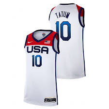 Women's nike sue bird red usa basketball 2020 summer olympics limited jersey. Usa Basketball Jayson Tatum Jersey Home White 2021 Tokyo Olympics Men
