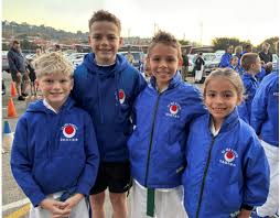 SA colours for Westville Senior Primary School karateka