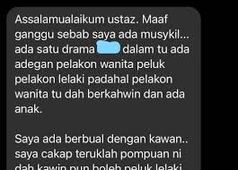 Premis bahawa matlamat tidak menghalalkan cara. Berlakon Berpelukan Menghalalkan Yang Haram Kerana Mencari Rezeki Adakah Jatuh Kufur Kashoorga