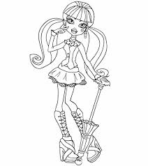 Thousands pictures for downloading and printing! Top 27 Monster High Coloring Pages For Your Little Ones
