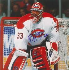Immortalizing the greatest nhl goalies of all time. ð˜¿ð™žð™™ ð™ð™ð™š ð™ƒð™–ð™—ð™¨ ð™'ð™žð™£ No 9 5 2 On Twitter Carey Price Stylin In His New Pads And Mask Influenced By The Great Patrick Roy Right Down To The Blue Cage On His Mask