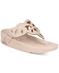 Elora Crystal Toe Thong Sandals