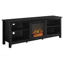 Top sellers most popular price low to high price high to low top rated products. Walker Edison Farmhouse Fireplace Tv Stand 70 In X 24 In Black W70fp18bl Rona